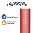 Ultimate Ears MEGABOOM 4 Portable Waterproof Bluetooth Speaker - Red-Magic Button: Play, pause, skip, and control music directly from your favourite streaming service - set up one-touch playlists on platforms like Spotify, Amazon Music on Android, or Apple Music on iOS