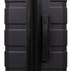 Swiss Mobility QUAD 30" ABS/PC Hardside Check-in Luggage - Black-Double 360-degree spinner wheels for smooth and quiet rolling (8 wheels)
