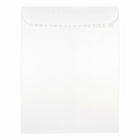 JAM Paper - Enveloppes pour catalogue à ouverture au sommet, fermeture adhésive, 9 x 12 po, blanc, 500/paquet (356828780)-Enveloppes blanches