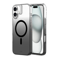 AXS Crystal Shield D3O Case Made with Recycled Materials Magsafe Compatible for Apple iPhone 16 Plus - Smoke Gradient-6ft drop tested to protect from drops in most everyday situations