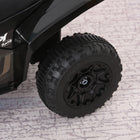 Aosom Kids Sliding Ride-On 4 Wheel ATV - Black-Equipped with 3 pieces of pure music 