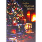Mill Brook Studio Christmas Greeting Cards/Envelopes - 5-3/8" x 7-3/4" - Warm Wishes - Wood Fire - 18 Pack-Card shop quality greeting cards