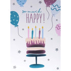 Rosedale 5-1/2" x 8" Birthday Greeting Cards/Envelopes - Cake - 12 Pack-Premium quality greeting cards