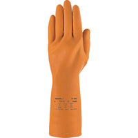 AlphaTec - Heavyweight Latex Gloves - Orange - Size 9 - 144 Pack-Heavy weight gloves