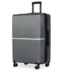 Air Canada Laurentian 28" Hardside Checked Luggage - 360-Degree Spinner - Charcoal-8 spinner wheels provide smooth 360-degree maneuverability