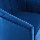 Modway Prospect Performance Velvet Swivel Armchair - Navy-7