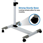 Mount-It! Height Adjustable Rolling Laptop Cart-5