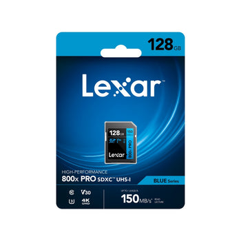 Lexar 128 GB High-Performance 800x PRO SDHC / SDXC UHS-I Memory