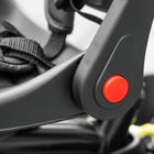 Qaba 4-in-1 Kids Tricycle and Push Bike - Black-3-point safety belt and removable guardrail 