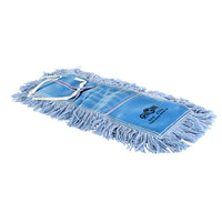 Globe Commercial Pro Stat Dust Mop Head - 18" x 5"-Tie-on backing for easy on/off of dust mop heads