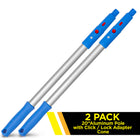 Gritt Commercial 20" Aluminum Pole - 2 Pack-Constructed from sturdy aluminum for durability
