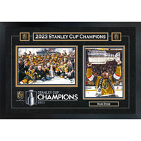 Mark Stone Golden Knights 2023 Stanley Cup Collage - Framed Print - 22" x 18"-Premium virtual frames