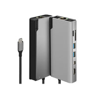 ALOGIC Ultra USB-C Dock Plus with Power Delivery-The Dock PLUS supports either a single monitor with up to 4K resolution when one of the HDMI or It can also support two monitors with up to 1080p FULL HD resolution simultaneously when the HDMI and Mini DisplayPort outputs are used together. 
