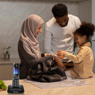 Motorola D87 Series Bluetooth Cordless Telephone - Black-Call Blocking: 1000 entries