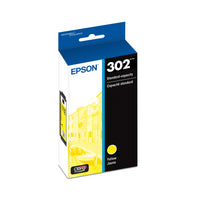 Epson T302 Claria Premium Ink Cartridge - Yellow-Sharp text and brilliant colour for high-quality results, fast-drying ink