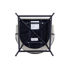 Manhattan Comfort Gracie 22" Modern Leatherette Upholstered Barstool - Stone and Black - 2 Pack-30 Day Limited Manufacturer's Warranty