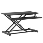 ALTIVA 32" Sit To Stand Height Adjustable Desk Riser converter - Black-Colour: Black