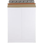 JAM Paper Photo Mailer Stiff Envelopes with Self Adhesive Closure, 9 x 11.5, White Recycled, 10 Pack (2PSWg)-Size: 6" x 8"