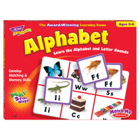 TREND Alphabet Match Me Games -Students match uppercase, lowercase letters and photos of objects with beginning letter sound cues.