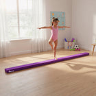 Soozier 7 ft Folding Balance Beam - Purple-High density and sustainable EPE foam wrapped for comfort and safety