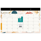 Mead 2026-27 Artisan Compact Desk Pad - 18" x 11" - 15 Months - Bilingual-15 months: July 2026 - September 2027