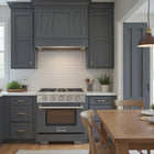 Kucht 30" KFX-X Series Pro Style Natural Gas Range - Stainless Steel/Cement Gray-2 Years Limited Manufacturer Warranty