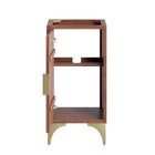 Modway Daylight 18" Bathroom Vanity Cabinet - Walnut-Spacious Storage