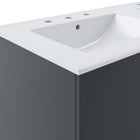 Modway Vitality 48" Double Sink Bathroom Vanity - Grey/White-Assembly Required