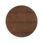 Modway Lippa 36" Round Wood Dining Table - Walnut-Non-Marking Felt Pad