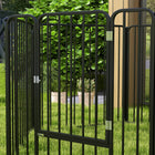 PawHut 6-Panel Heavy Duty Dog Playpen for Small & Medium Dogs-Colour: Black