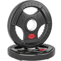 Soozier 2 x 11 lb Weight Plates Set - 2-Inch Barbell Weights Set-Includes 2 x 11 lb weight plates 