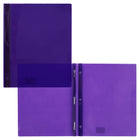 Staples 3-Prong Fastener Poly Report Cover - Purple-Purple Poly Report Covers with tang