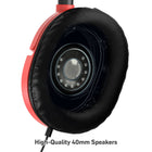 Turtle Beach Recon 50 Gaming Headset - Red/Blue-Convenient In-line Controls - Convenient in-line controls place Master Volume and Mic Mute right at your fingertips