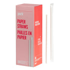 Perk Paper Straw - White - 100 Pack-Three Layer Paper Straw