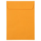 Jam Paper Open End Catalog Recycled Envelopes with Peel and Seal Closure - 5 1/2" H x 7 1/2" W - Brown Kraft Manila - 100 Pack-Envelopes feature a self-adhesive strip for quick and easy closure