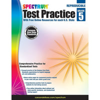 eBook: Spectrum 704251-EB Spectrum Test Practice - Grade 5-You will receive two emails: one confirming your entire order, and one with a "Download Software" buttonYou can download immediately or return to your email to download later