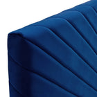 Modway Alyson Angular Channel Tufted Performance Velvet Full/Queen Headboard - Navy-Dense Foam Padding Mounts in Three Positions