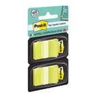 Post-it 1" x 1.7" Flags - Bright Green - 50 Flags/Dispenser - 2 Dispensers/Pack-Ideal for marking documents without writing on them