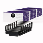Premium Tape Epson ERC-38/30/34 Alternative Ribbon - Black/Red  - 3 Packs of 6-Compatible