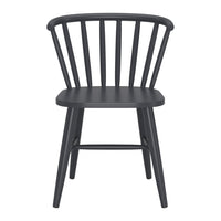 Zuo Shio Dining Chair - Black-Weather resistant powder coated aluminum frame
