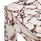 Modway Valen Square Indoor/Outdoor Patio Arched Concrete Side Table - Red Marble-9