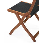 Dura Housewares Maui Wood Chair - noir - 2 Pack-4