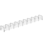 PawHut Extra Long Outdoor Chicken Tunnel - 354" x 39" - Galvanized Steel-Fits 10–15 chickens with spacious room for daily roaming
