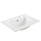 Modway Render 62" Wall-Mount Double Sink Bathroom Vanity - Walnut/White-9