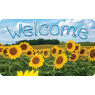 Ashley Productions The Original Fun Mat Welcome Mat - 18" x 30" - Sunflowers Welcome-Measurements and Design: The Sunflowers Welcome Mat measures 18" x 30".