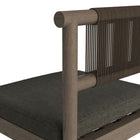 Modway Eleni Outdoor Teak Wood Bar Stools 2-Piece Set - Weathered Grey/Flint-9