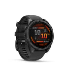 Garmin fēnix 8 - AMOLED Outdoor Recreation/Adventure Watches - 47 mm - Slate Gray with Black Silicone Band-10