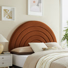 Modway Solana Arched Performance Velvet Full Headboard - Rust-Arch-Shaped Headboard