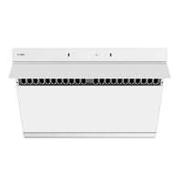 Fotile JQG7507W Slant Vent Series Range Hood - 30" - White-White tempered glass