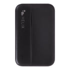 Helix 5000 mAh Power Bank - Black-Charge Up To Three Devices At Once